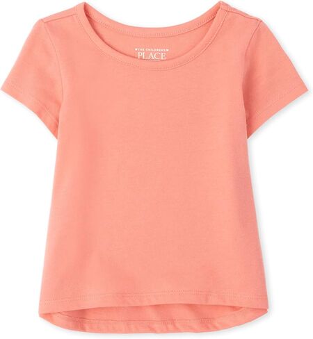 The Children's Place Baby Girls' and Toddler High Low Layering Tee in Saudi Arabia