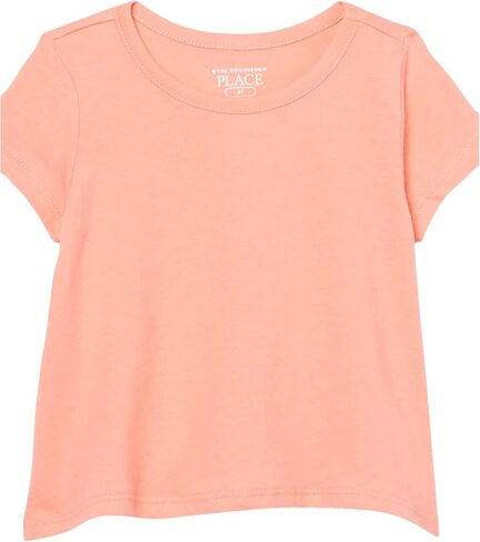 The Children's Place Baby Girls' and Toddler High Low Layering Tee in Saudi Arabia