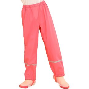 Boys Girls Waterproof Rain Pants Unisex Kids Rain Pants Children Rainwear Waterproof and Windproof 6-7 Years