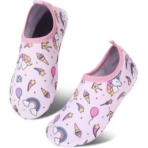 Toddler Kids-Water-Shoes Lightweight Non-Slip Aqua-Socks Swim-Shoes for Beach-Pool Walking for Boys Girls