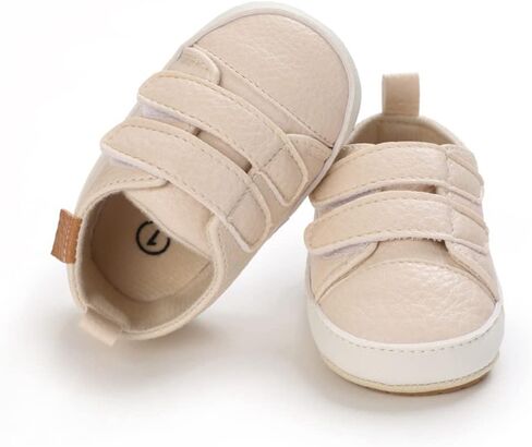 Clowora Baby Boys Girls Shoes Non-Slip Rubber Sole Sneakers Infant First Walking Toddler Crib Shoes Newborn Loafers Flats. in Saudi Arabia