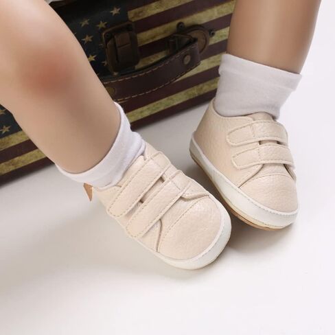 Clowora Baby Boys Girls Shoes Non-Slip Rubber Sole Sneakers Infant First Walking Toddler Crib Shoes Newborn Loafers Flats. in Saudi Arabia