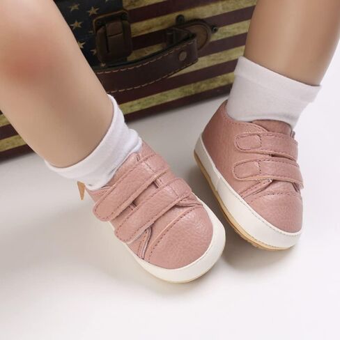 Clowora Baby Boys Girls Shoes Non-Slip Rubber Sole Sneakers Infant First Walking Toddler Crib Shoes Newborn Loafers Flats. in Saudi Arabia