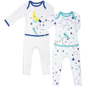 OETEO Oeko-Tex Certified Cotton Easy-To-Wear Baby Romper Convertible Footies and Mittens-Adaptive Gtube Coverall Sleeper Pack in Saudi Arabia