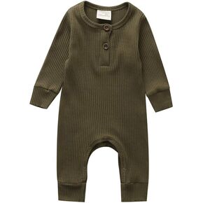 iddolaka Newborn Summer Baby Boy Girl Rompers Bodysuit Jumpsuit Playsuit One Piece Outfit Clothes