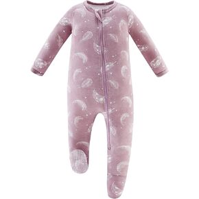 بيجامة Owlivia Bamboo Baby Boy Girl Sleep 'N Play، بسحاب أمامي غير قابل للانزلاق in Kuwait