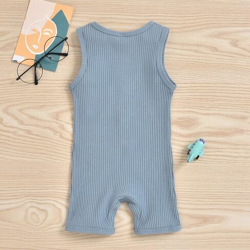 Newborn Summer Baby Boy Girl Rompers Bodysuit Jumpsuit Playsuit One Piece Outfit Clothes in Kuwait