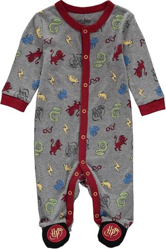 Harry Potter Baby Boys Footie Fleece Pajamas – Baby Footed Pajamas Baby Sleeper Baby Gifts in Kuwait