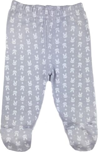 123 Bear 100% Cotton Baby Pants/Leggings with Footies 100% Cotton Unisex Boys Girls in Saudi Arabia