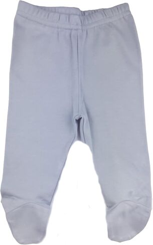 123 Bear 100% Cotton Baby Pants/Leggings with Footies 100% Cotton Unisex Boys Girls in Saudi Arabia
