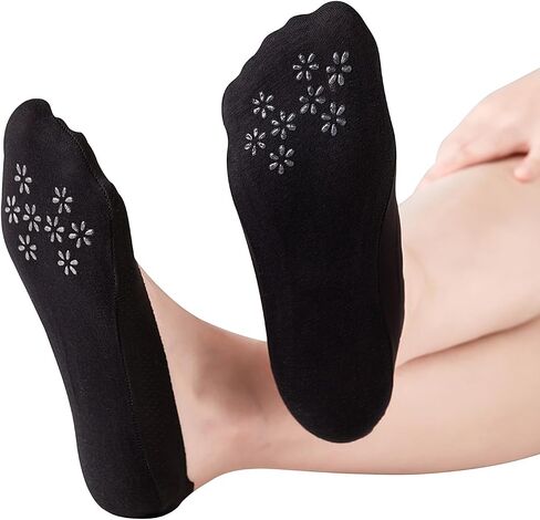 RIIQIICHY No Show Socks Womens Low Cut Liner Non-Slip Thin Causal Line for Flats Boat 4 to 6 Pack in Kuwait