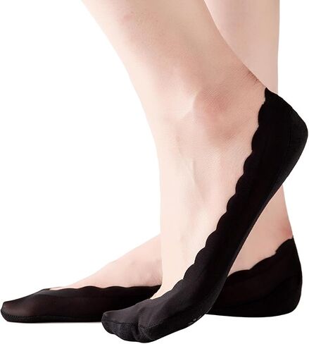 RIIQIICHY No Show Socks Womens Low Cut Liner Non-Slip Thin Causal Line for Flats Boat 4 to 6 Pack in Kuwait