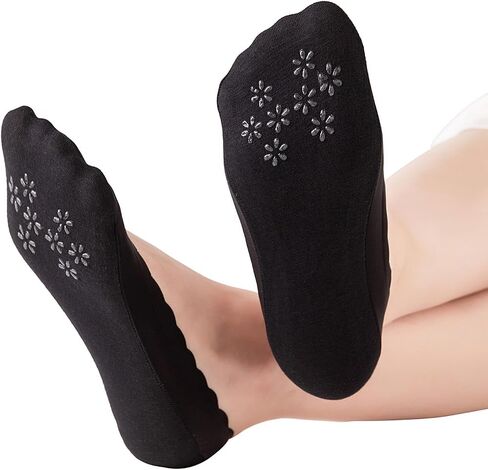 RIIQIICHY No Show Socks Womens Low Cut Liner Non-Slip Thin Causal Line for Flats Boat 4 to 6 Pack in Kuwait