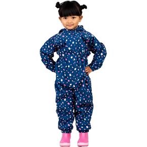 JAN & JUL Puddle-Dry Waterproof Adjustable Rain Suit for Toddler and Kids