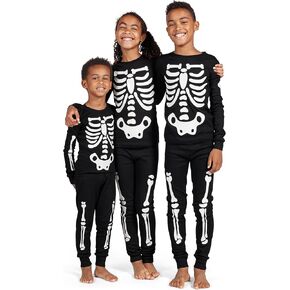 The Children's Place Baby/Toddler 2 Piece and Kids, Sibling Matching, Halloween Pajama Sets, Cotton