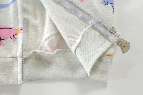 DDSOL Baby Girl Zip-up Jacket Toddler Hoodie Sweatshirt Light Winter Coat Fall Outwear 2t-7t in Saudi Arabia