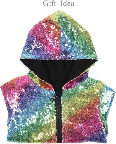 Cilucu Kids Jackets Girls Boys Sequin Zipper Coat Jacket for Toddler Birthday Christmas Clothes in Saudi Arabia