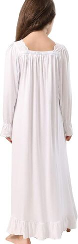 Girls' Princess Nightgowns Lace Sleep Dress Kids Sleepwear 3-12 Years in Saudi Arabia