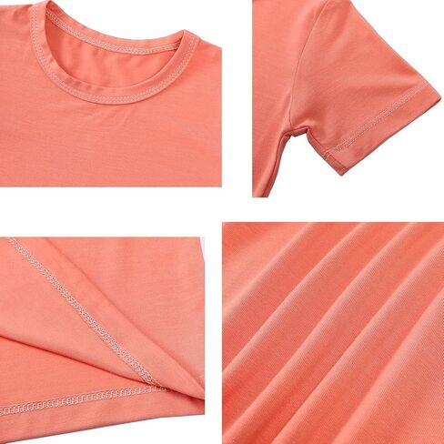 Aablexema Baby Short Summer Pajamas - Toddler Cool Jammies Pjs Rayon from Bamboo,2pcs Kids Sleepwear Set for Boys Girls in Kuwait