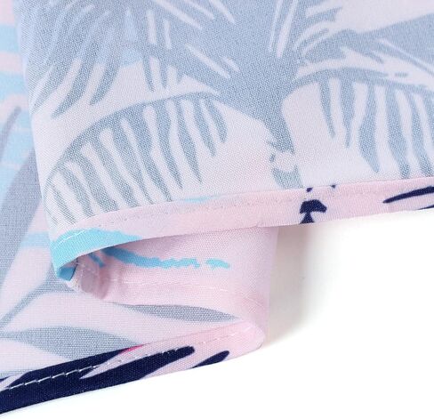 siliteelon Boys Hawaiian Shirts Short Sleeve Cotton Summer Beach Button Down Casual Aloha Luau Shirts for Kids in Kuwait