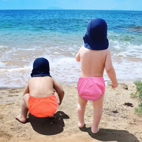 IIjnUhb Swim Diapers Baby Reusable 2 Pack,Washable Pants for 0-3 Years Boys Girls Swimming Lesson Shower Gifts in Saudi Arabia