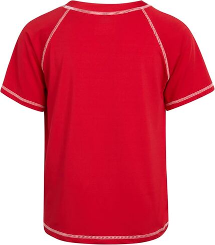 Toddler Boys' Rash Guard Shirt - Short Sleeve Swim Shirt for Babies (Size: 2T-4T) in Kuwait