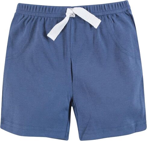 Hudson Baby Unisex Baby and Toddler Shorts Bottoms 4-Pack, Palm Tree, 4 Toddler in Kuwait