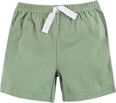 Hudson Baby Unisex Baby and Toddler Shorts Bottoms 4-Pack, Palm Tree, 4 Toddler in Kuwait