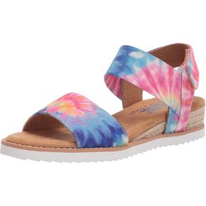 Skechers Desert Kiss - صندل حريمي بأزهار ذهبية, ديزرت in Kuwait