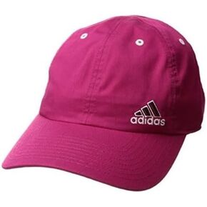 adidas Women's AEROREADY C Squad Cap, Adjustable Strap - Bold Pink/Maroon/White in Kuwait