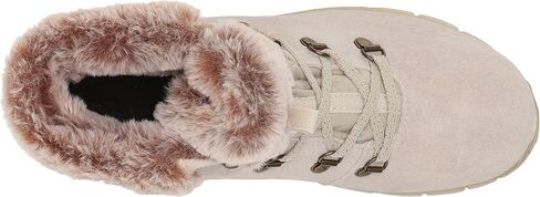 Skechers Women's Synergy Cold Catcher-Short Waterproof Lace Up with Faux Fur Cuff Snow Boot in Kuwait