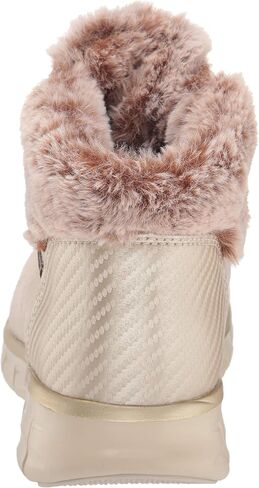Skechers Women's Synergy Cold Catcher-Short Waterproof Lace Up with Faux Fur Cuff Snow Boot in Kuwait