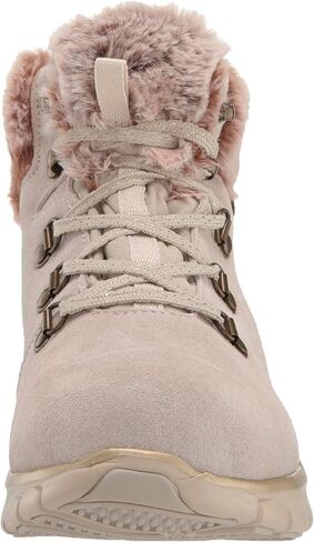Skechers Women's Synergy Cold Catcher-Short Waterproof Lace Up with Faux Fur Cuff Snow Boot in Kuwait