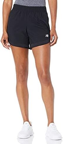 New Balance Women's Accelerate 5 Inch Classics Shorts in Saudi Arabia