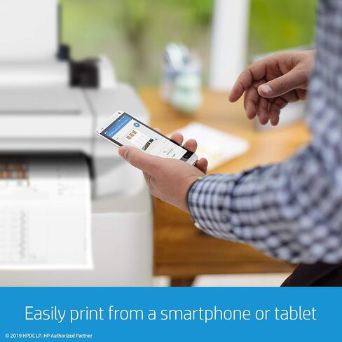 HP DesignJet T210 Large Format 24-inch Plotter Printer, with Modern Office Design (8AG32A), Black in Saudi Arabia