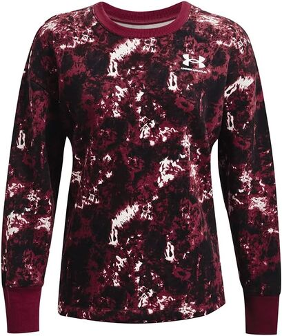 Under Armour Women's Rival Fleece Os Printed Crew Neck T-Shirt in Saudi Arabia