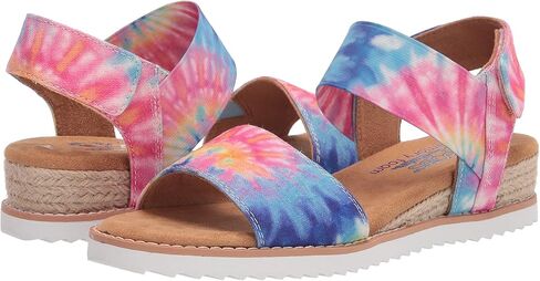Skechers Desert Kiss - صندل حريمي بأزهار ذهبية, ديزرت in Kuwait