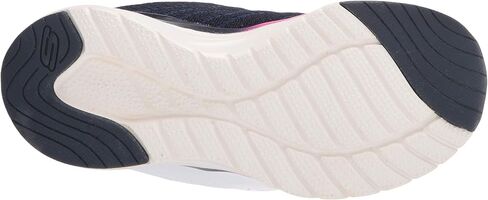 Skechers Unisex-Child Sport, Air Cooled Memory Foam, Girls Lace Up Sneaker in Kuwait