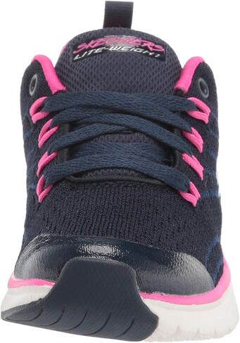 Skechers Unisex-Child Sport, Air Cooled Memory Foam, Girls Lace Up Sneaker in Kuwait