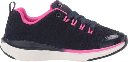 Skechers Unisex-Child Sport, Air Cooled Memory Foam, Girls Lace Up Sneaker in Kuwait