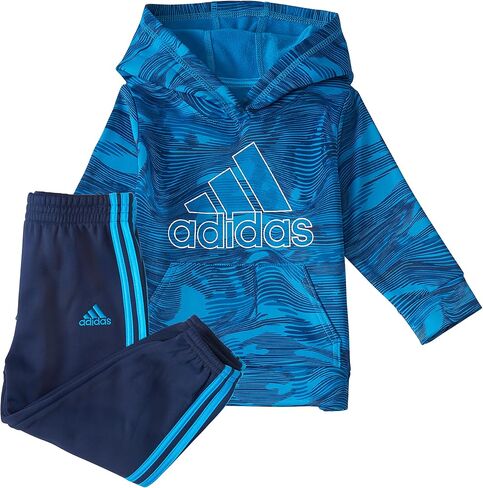 adidas Baby-Boy's Camo Fleece Pullover Hoodie and Joggers Set in Saudi Arabia