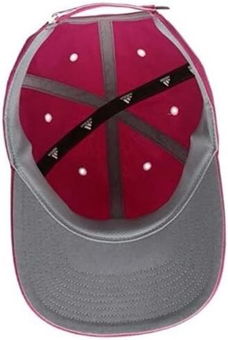 adidas Women's AEROREADY C Squad Cap, Adjustable Strap - Bold Pink/Maroon/White in Kuwait