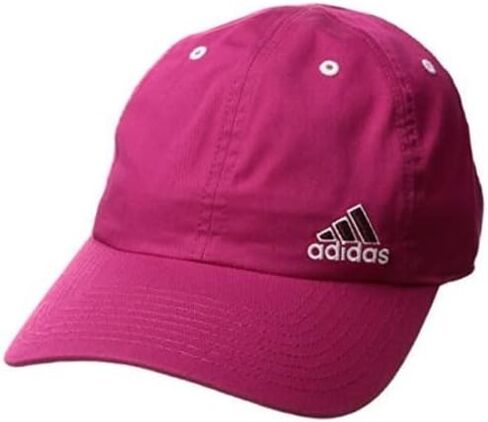 adidas Women's AEROREADY C Squad Cap, Adjustable Strap - Bold Pink/Maroon/White in Kuwait