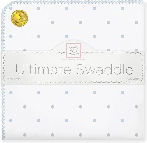 SwaddleDesigns Large Receiving Blanket, Ultimate Swaddle for Baby Boys, Girls, Softest US Cotton Flannel, Best Shower Gift, Made in USA, Yellow Jewel Tone Little Chickies (Mom's Choice Award Winner) in Saudi Arabia