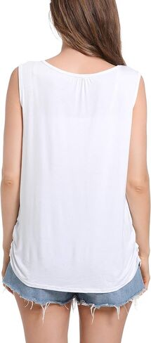 SUIEK Women's Maternity Nursing Tops Breastfeeding Tanks Tee Shirt Pregnancy Clothes in Kuwait