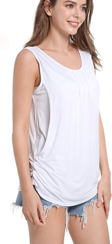 SUIEK Women's Maternity Nursing Tops Breastfeeding Tanks Tee Shirt Pregnancy Clothes in Kuwait
