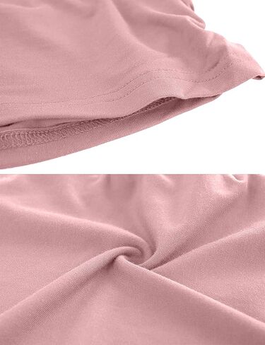 Peauty "Long Enough to Cover Hip Maternity Side Ruch Tank Tops/Basic Maternity Tops for Summer Casual Wear (S-3XL) in Saudi Arabia