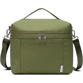 NOL Natural Organic Lifestyle Insulated Lunch Bags for Women Cooler Bag Lightweight Nylon Waterproof Lunch Box For Work
