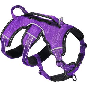 Tuff Pupper Escape Proof No Escape Dog Harness | 5 Point Adjustable Fit Harness for Dogs | Padded Dog Harnesses | Handle Dog Lift Harnesses in Saudi Arabia