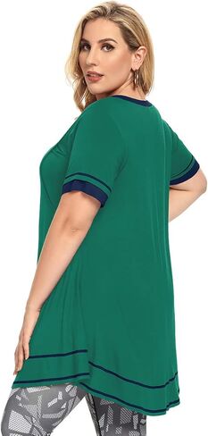 MONNURO المرأة قصيرة الأكمام عادية حجم كبير ملابس الأمومة التمريض سوينغ تونك القمم قمصان فضفاضة الرضاعة الطبيعية in Kuwait